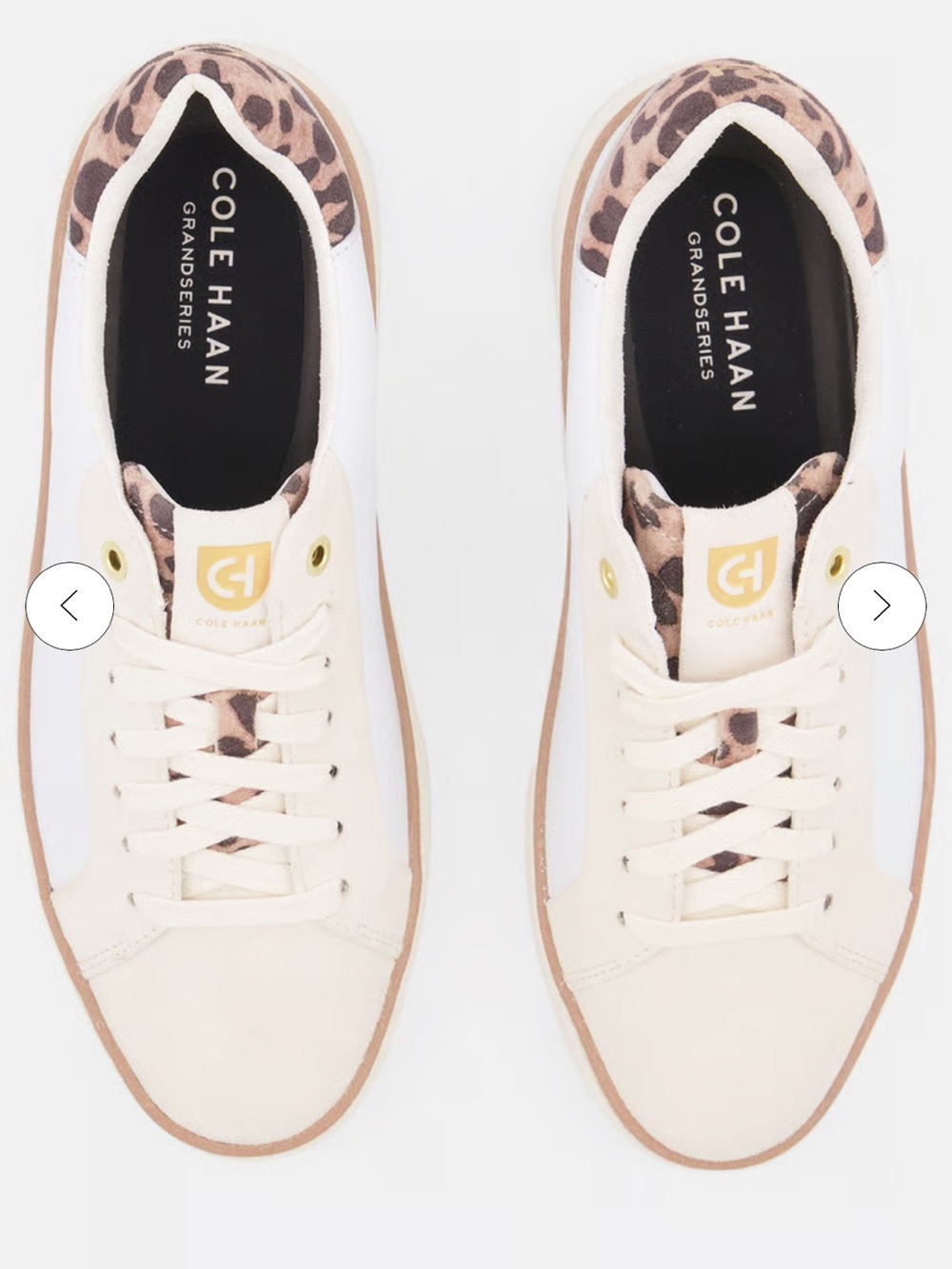 Cole Haan,Women's GrandPrø Topspin Premium Leather Platform Sneakers Sz 6.5